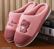 Winter Warm Slippers and Carpet Slippers For Women  Home Fluffy Furry Slippers New Fashion Soft Plush Platform Non Slip Bedroom Slides Multicolour 1 Pair || Flip-flops & Slider || unisex boys & Girls ||
