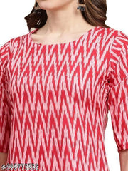 Polyster/Crepe fabric-kurti combo 2