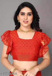 SITANJALI FANCY BRASSO SAREE WITH UNSTITCHED BLOUSE