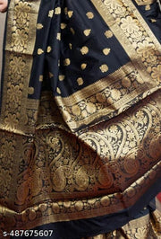 Gazal Fashions Banarasi Silk Saree