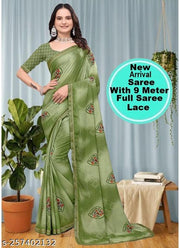 Comfortable Georgette Printed Daily Wear Saree with unstitched Blouse Piece, New Arrival Latest saree, Trending Saree