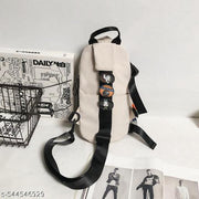 Crossbody Bag for Men Women Waterproof Sling Bag with 3Pcs Badges Large Shoulder Bag Adjustable Strap for Travel Outdoor