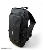 Waterproof Polyester Slim Unisex Crossbody Sling Bag Chest Backpack Men's Shoulder Bag, Leisure Travel Handbag, Hard Shell Anti-Theft Chest Bag