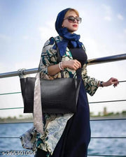 Trendy And Fashionable Tote Bag | Stylish Crocodile Texture Handbag | Classy Daily Companion Shoulder Bag | Travel Type Tote Handbag For Women's & Girls.