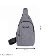 GREY SHOULDER BAG
