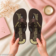 Ortho + Rest Women Soft Comfortable Orthopedic Doctor Joy Slipper (Brown)