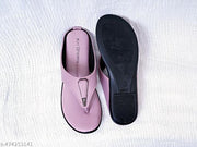 Flexible Woman Purple Flat