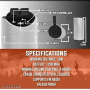 VA WORLD TG-113 SLR High Bass 10W Bluetooth Speaker Thunder Sound Portable Thunder Sound (Random Colour) (Pack of 1)