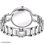 New Fancy Solid Dial Attractive Metal Chain Attractive Bracelet Analog Watch for Women