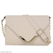Women White Sling Bag