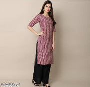 Polyster/Crepe fabric-Nirja Creation Fancy Printed Kurti