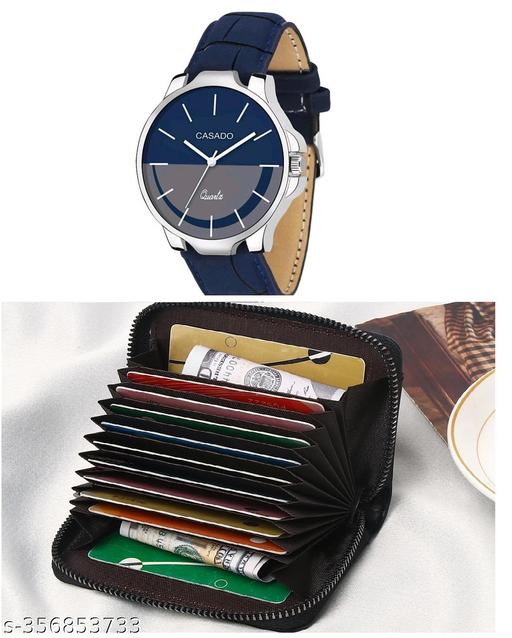 fancy man watch& card holder