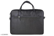 swastik voguish stylish lether black messanger  bag