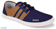 Multicolor Striped Sneakers For Men