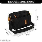 Combo Of Unisex Crossbody Polyester One Side Sling Bag For Men & Women (Pack Of 2)