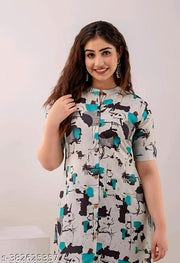 Magic print kurti for women