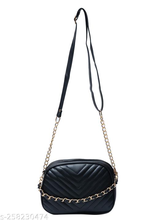 Chain Handle Sling Bag For Girls