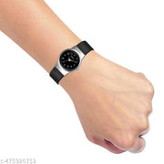 Black Color Womens Analog Watch|Unique Watch|New Design Watch|Girls Watch