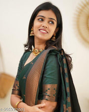 Evocative Soft Designer Banarasi Silk Saree For Woman