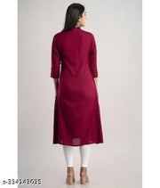 MANDARIAN COLLAR KURTI WITH POCKET