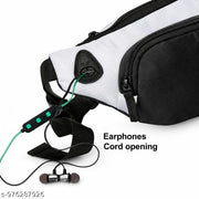 Waist Bag, Multi-Pocket Lightweight, Durable Compact Fanny Pack (Black))