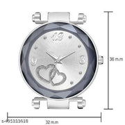 MADDELENA Heart Dial combo Magnetic Strap Watches For girls and women