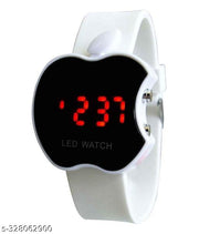 Apple Shape LED Digital Watch with Soft Band for Kids Girls/Boys - Good Gift for Kids