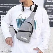Cross Body Bag for Men, Stylish Shoulder Bag Chest Bags for travel CHEST BAG (Grey)