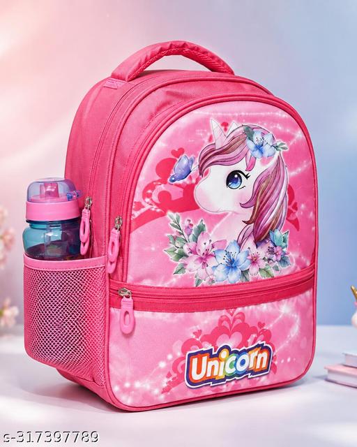 Lightweight Kids School Backpack 15L Cartoon Printed Bag for Boys & Girls | Cute Travel Backpack Bag for Children 3-5 Years Ideal for Preschool Nursery to 1st School Bag