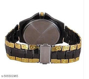 Rosra Multicolor Formal Watch For Men's Ring +Chain Free (MOR RING+ CHAIN) For Boys