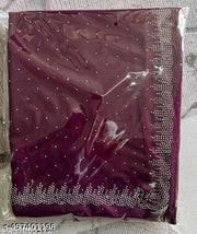 hot fix beautiful designer party wear georgette saree with all over heavy beads work and white colour heavy sequence blouse