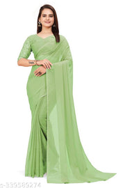 shimmer Gergete Saree