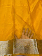 Beautiful Plane Organza Saree (Gala)