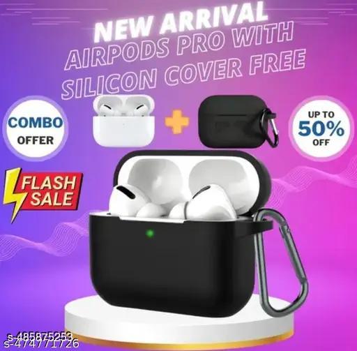 TWS Bluetooth Earbuds with Charging Case Wireless Earphones with Cover, Premium Sound, and Handsfree Call Support FREE CASE COVER