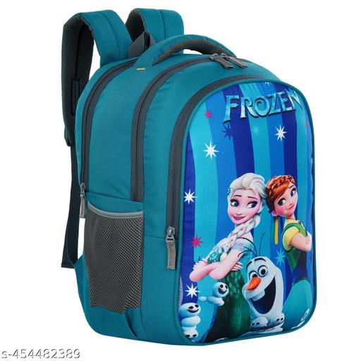 Myron 35L frozen girl printed backpack 1st/2nd/3rd/4th & 5th Class Light Weight Beautiful for Boys & Girls Waterproof School Bag