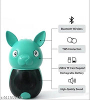 Cute Animal Shaped Wireless Bluetooth Speaker | Portable Cartoon Speaker with Deep Bass & HD Sound | Best for Kids & Home Decor