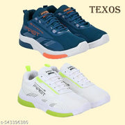 TEXOS Combo Multicolor Latest Design Walking, Joging and Running Sports Shoes for Men- Pack of 2