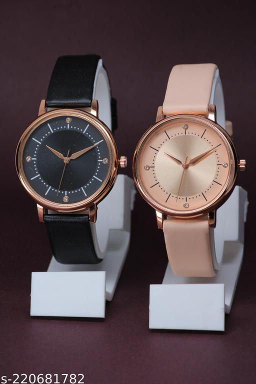 New Ethnic Designer Leather Belt Analog Watches for Women Watches for Girls