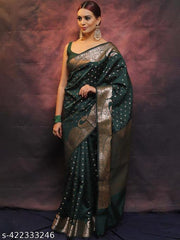 Unique Soft Silk Saree With Wonderful Blouse Piece