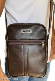 Brown Men Bag Stylish Leather Bag Mans Office Use Bag