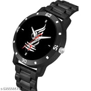 Yolako Men  Watch Shank Black Dial Bumpper Pu Black Belt Men and Boy Watch