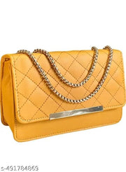 Sling bag | Women's Pu Formal Casual Stylish Shoulder Crossbody Sling Handbag With Double-handle Non-Detachable strap For Women & Girl