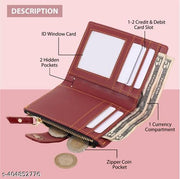 VINSAGE Stylish Latest Small Wallets For Girls and Women with Zip