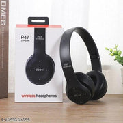 p47 wireless headphone fast charging and sound quality best+mini bluethooth speaker multi colour