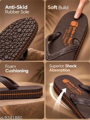 Ortho + Rest Extra Soft Unisex's  Slipper| Orthopedic & Diabetic Chappal| Hawaii Slipper| Doctor's Ortho Flip -Flop for Daily Uses (Brown)