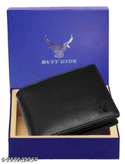 BUFFHIDE RFID Protected 100% Genuine Leather Wallet For Men | Leather Wallet For Men's | Wallets Branded | Wallets For Men (Merchant-Navy) , Pure Leather wallet