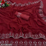 women party wear work saree