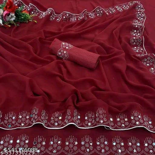 women party wear work saree
