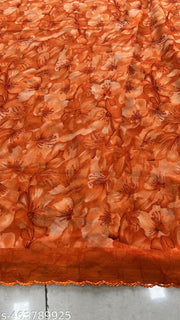 Georgette Printed Saree (With Lace)