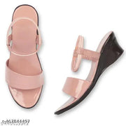 " PEACH HEEL SANDAL ", For Girls For Various Purpose's And Comfortable In Every Step .